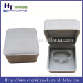 2015 high quality light grey velvet jewelry bracelet box package for sale